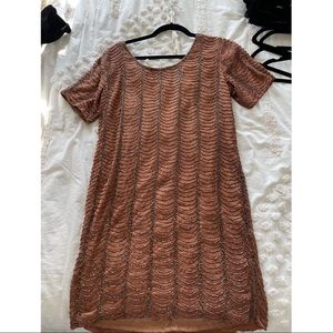 Incredible 6 shore road sequin shift dress